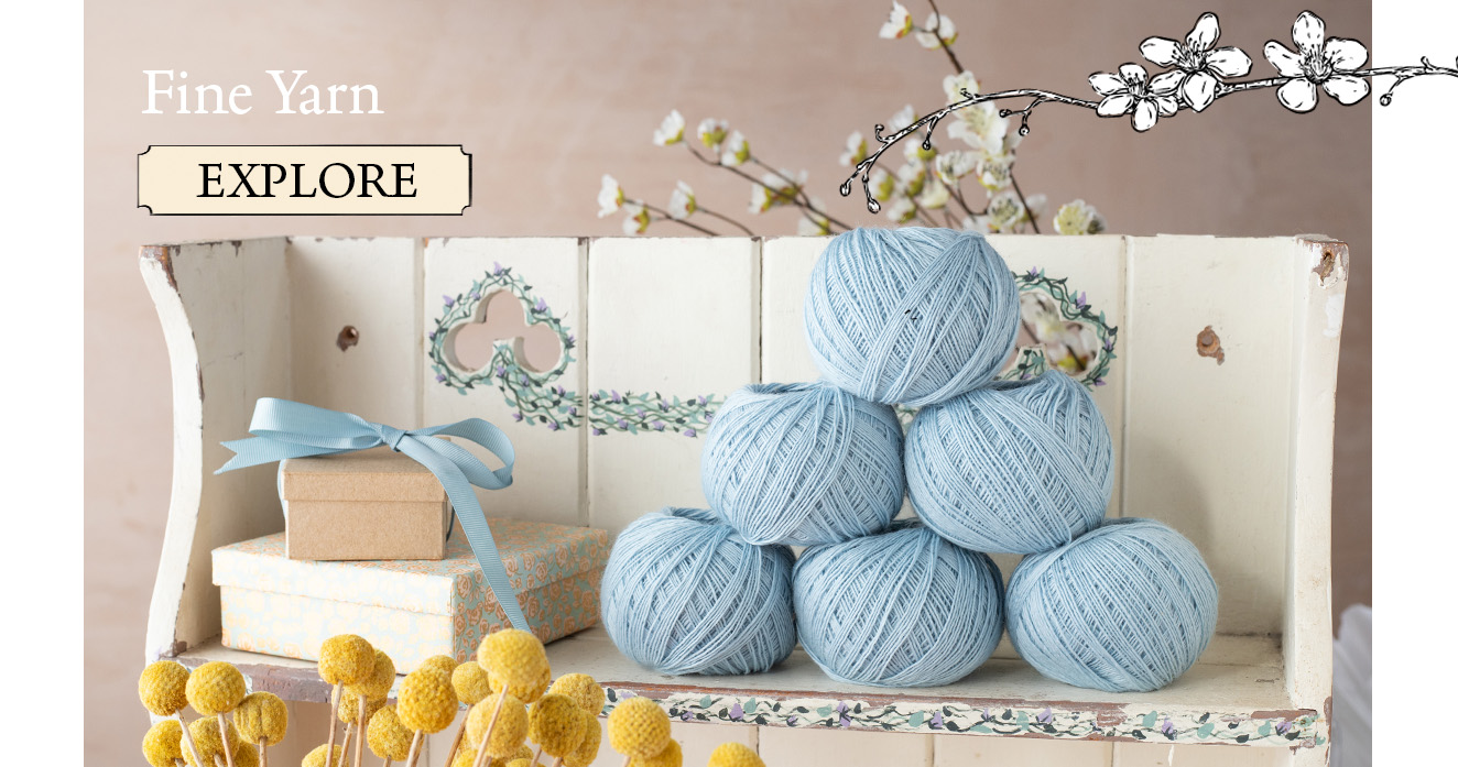 Fine Yarn limited stock hyacinth TOFT